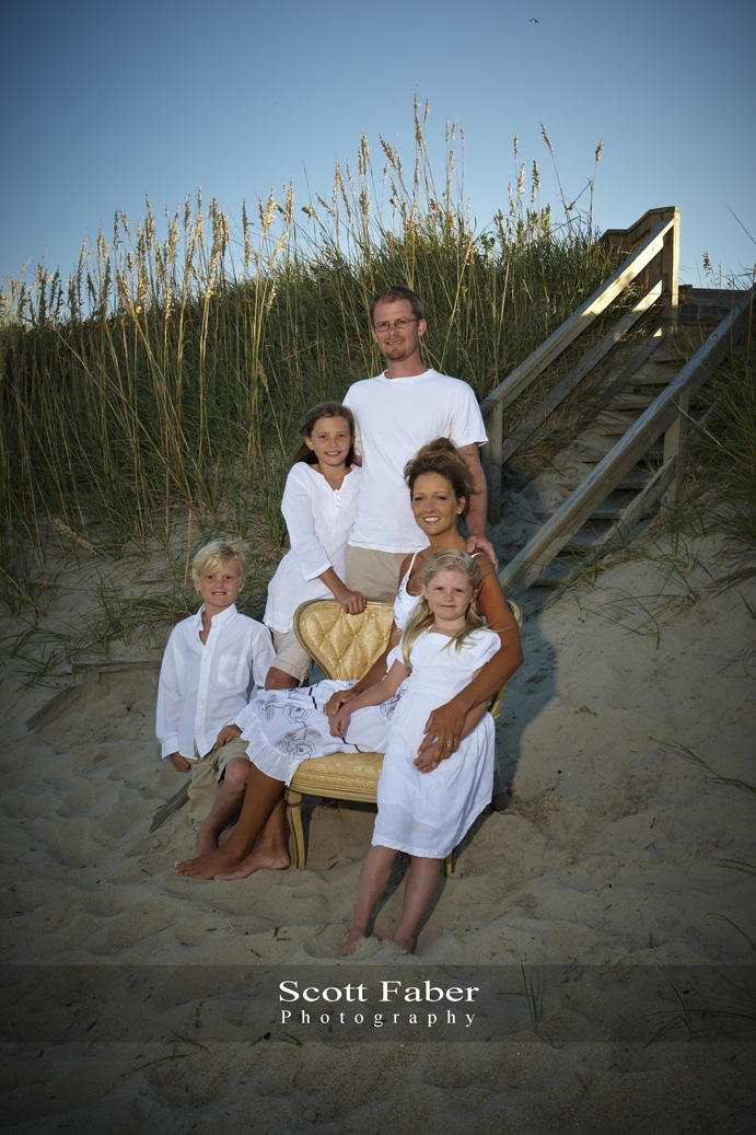 Family Portrait at Nags Head (Beach), NC