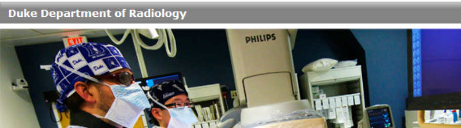 Duke Radiology Uses Our Photography